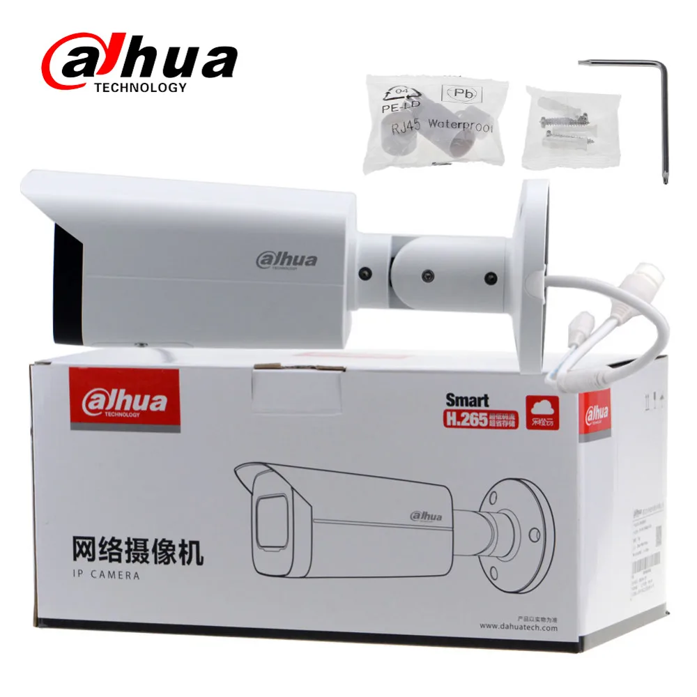Dahua 6MP POE IR bullet камера IPC HFW4631H ZSA 2 7 13 5 мм 5X видеонаблюдения с оптическим увеличением