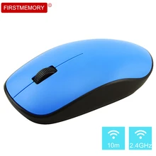 2,4G, беспроводная компьютерная мышь, ультра тонкая, эргономичная, Mause, мини, маленькая, портативная, оптическая, 3D мышь для ноутбука, ПК, рабочего стола, Windows 10/8/7