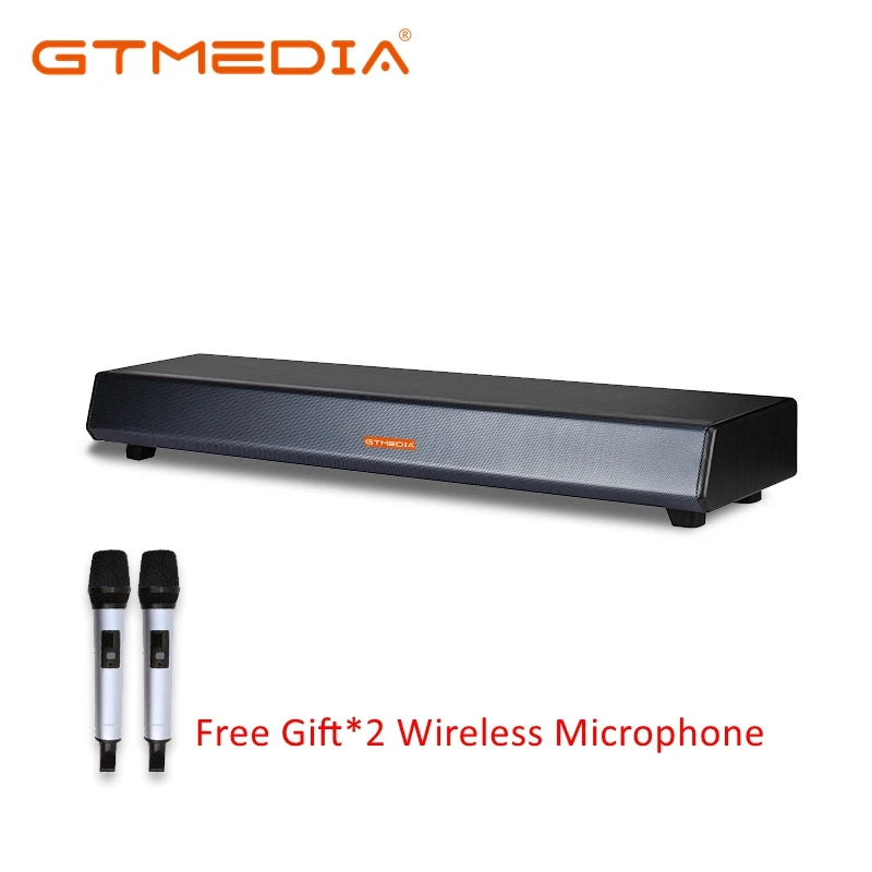 Саундбар GTMEDIA для телевизора беспроводной Bluetooth/HDMI/оптический мощный усилитель