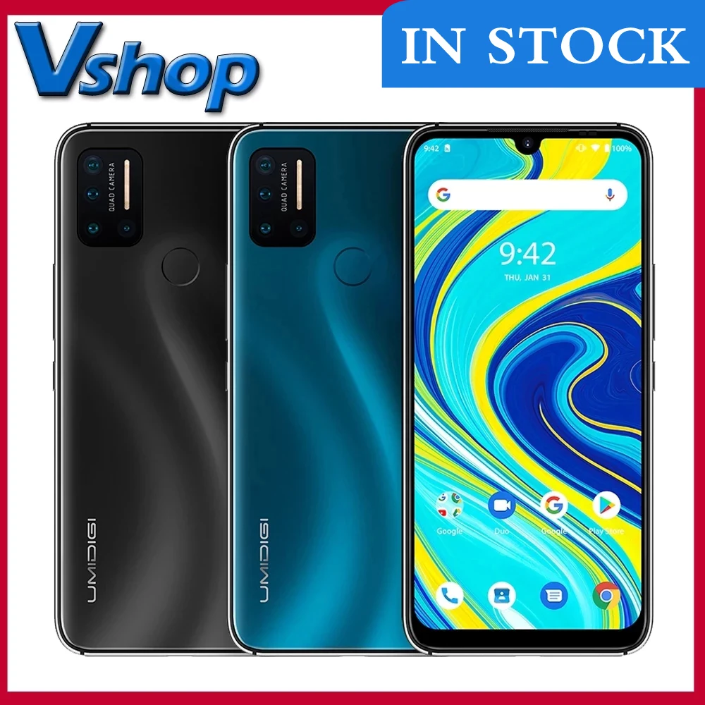Глобальный UMIDIGI A7 Pro Andriod 10 Quad Камера 6 3 &quotFHD + полный Экран 4 Гб 64 Гб/128 ГБ LPDDR4X
