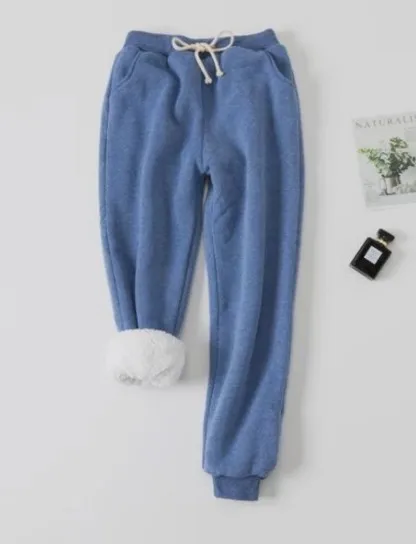 Зима verdikking fluwelen Повседневный Stiksels Comfy Joggingbroek досуг удобные кашемировые теплые брюки пижамы