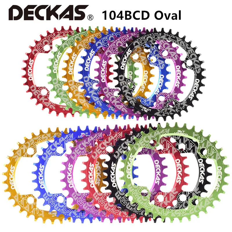 Оригинальный DECKAS MTB положительный и отрицательный зуб диск одиночный горный