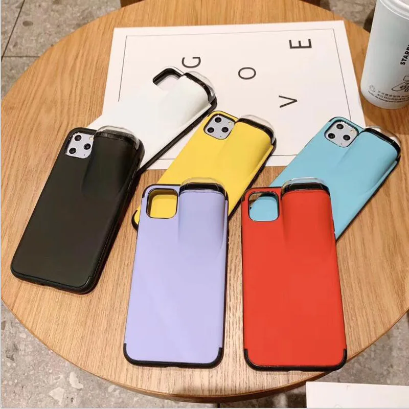 Для Airpods гарнитура чехол для телефона для iPhone 11 Pro Max X XR XS Max чехол Модный мягкий TPU чехол для iPhone 7 8 6 Plus чехол