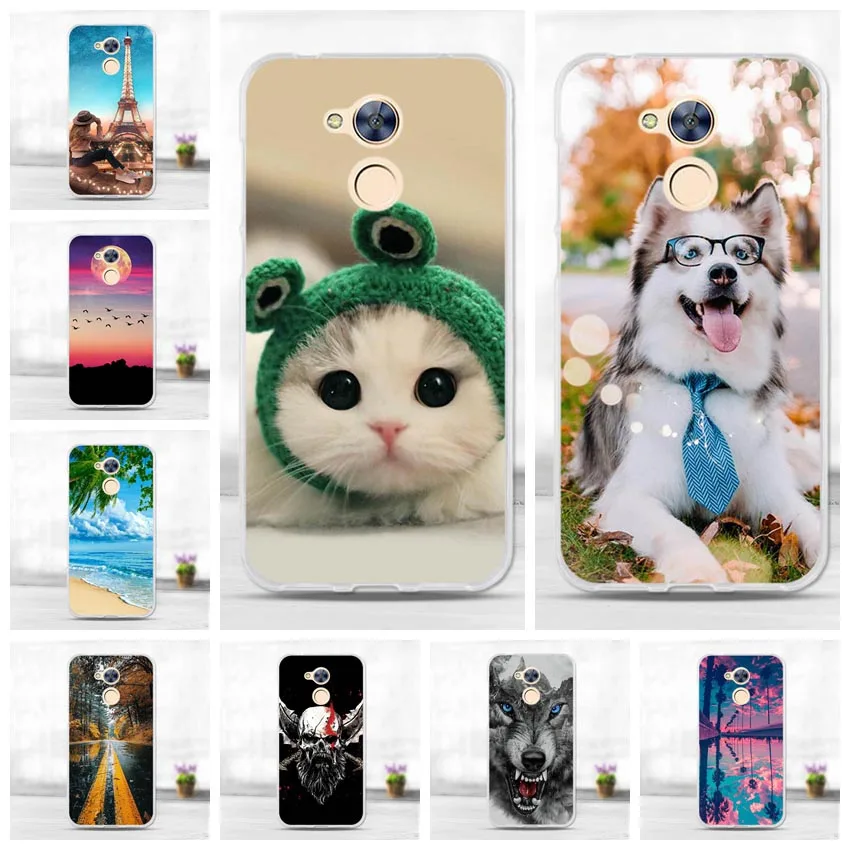 

Soft Silicone 5.0" for Huawei Honor 6A Case Cover DLI-TL20 TPU Phone Back Protective For Coque Huawei Honor 6A Cover Case Bumper