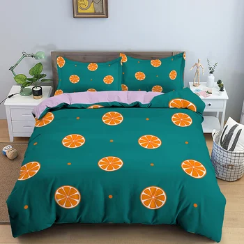 

Fruit Pattern 3d Bedding Set Duvet Cover Set Pillowcase Single Double Full Queen King Size Bedroom Decor Bed Linen Sets
