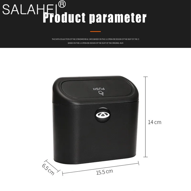 Car Trash Can Interior Organizer Storage Box Holder Car Rubbish Can Auto Accessories For Chery TIGGO 3 4 5 7 PRO 8 Car Goods