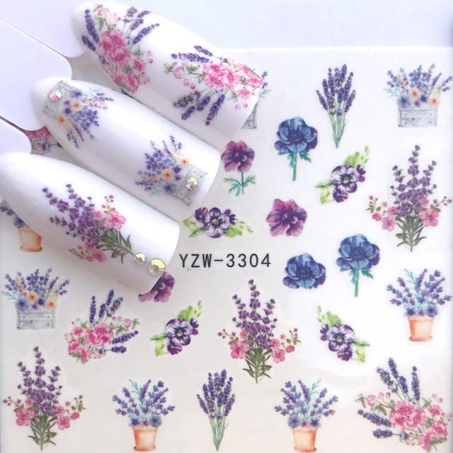 Sheet 2022 New Arrival Summer Beach Water Decal Xmas Sticker For Nail Pattern Painting Wrap Paper Foil Tip Tattoo Manicure