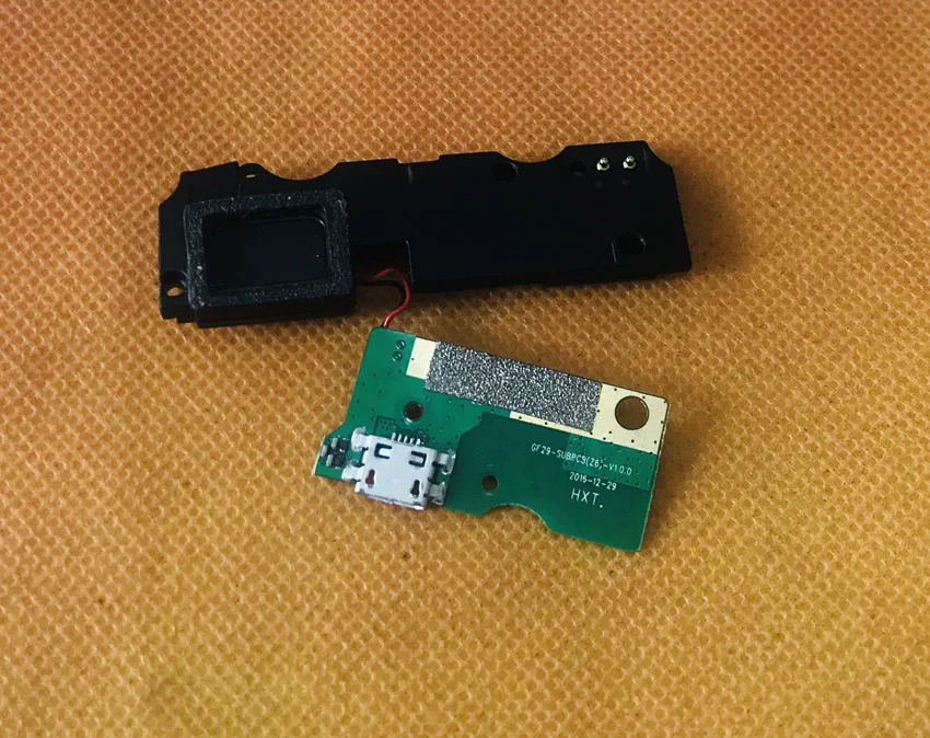

Used Original USB Plug Charge Board+loud speaker For HOMTOM ZOJI Z6 MTK6580 Quad Core Free Shipping