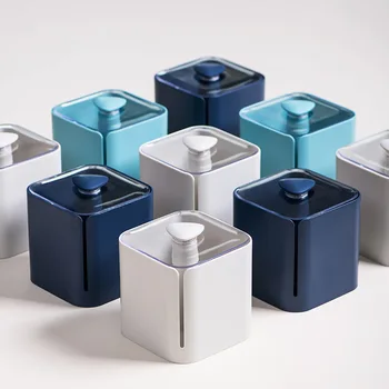 

Wall-mounted Bathroom Tissue Box Punch-Free Waterproof Home Bathroom Kitchen Storage Transparent Lid Creative Roll Paper Holder
