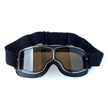 

Universal Vintage Motorcycle Goggles Motorbike Scooter Biker Glasses Helmet Goggles Skiing Snowmobile Eyewear New