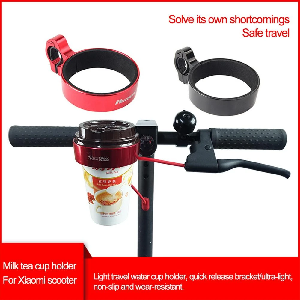 Soporte de taza Scooter Eléctrico, accesorios para manillar de bicicleta, soporte de taza para bebidas de café para M365/1S/PRO/PRO2|Accesorios de bicicleta - AliExpress