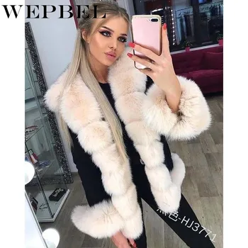 

WEPBEL Casual Winter Parka Women Full Sleeve Warm Thick Fur Open Fashion Loose Ladies Female Parkas