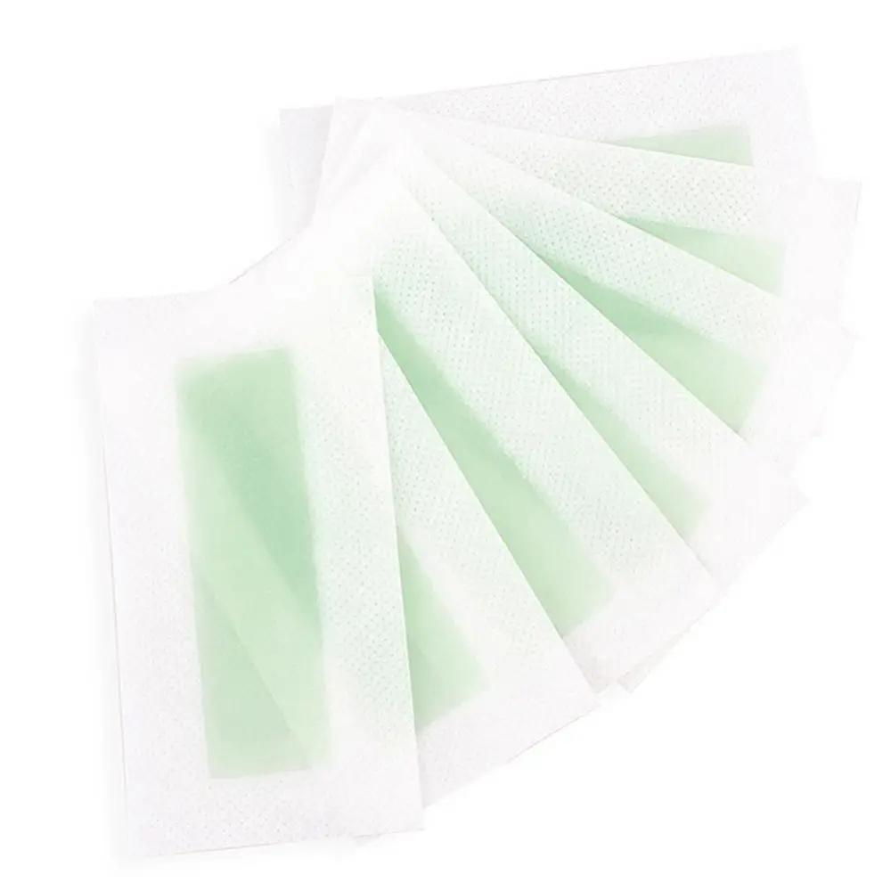 70% Hot Sale 24Pcs Professional Hair Removal Wax Strips Waxing Wipe Sticker for Face Leg Lip Eyebrow Leg Arm Body Hair Remove 5
