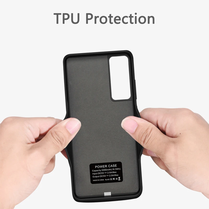 5000mAh Slim Power Bank Battery Charger Case for Huawei P30 Pro Battery Case for Huawei P30 Power Bank Charging Case Cover