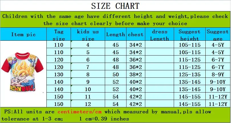 3-14y Summer New Kids Boy's T Shirt Cartoon dragon ball Baby Toddler Boys Cotton Tops super saiyan Tees Children Cotton