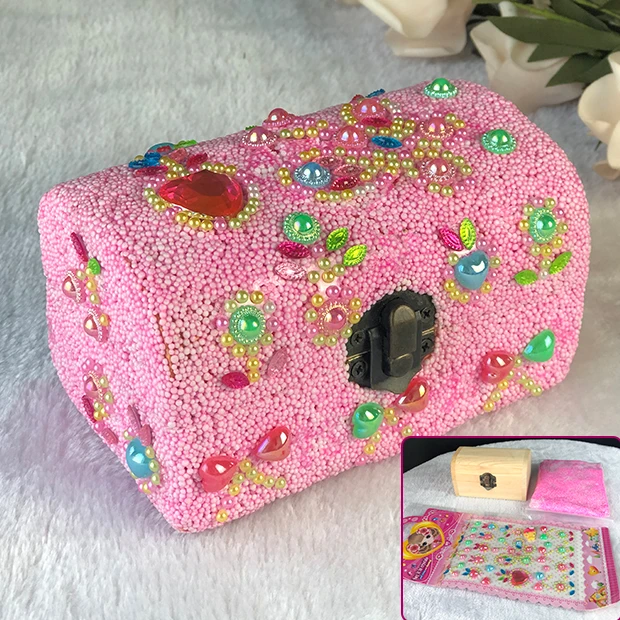 S-4 Детская hand-made из подручного материала сумка девушки твердые деревянные, для канцтоваров коробка пенал для карандашей Снежинка грязи палку дрель ящик для хранения - Цвет: S-4