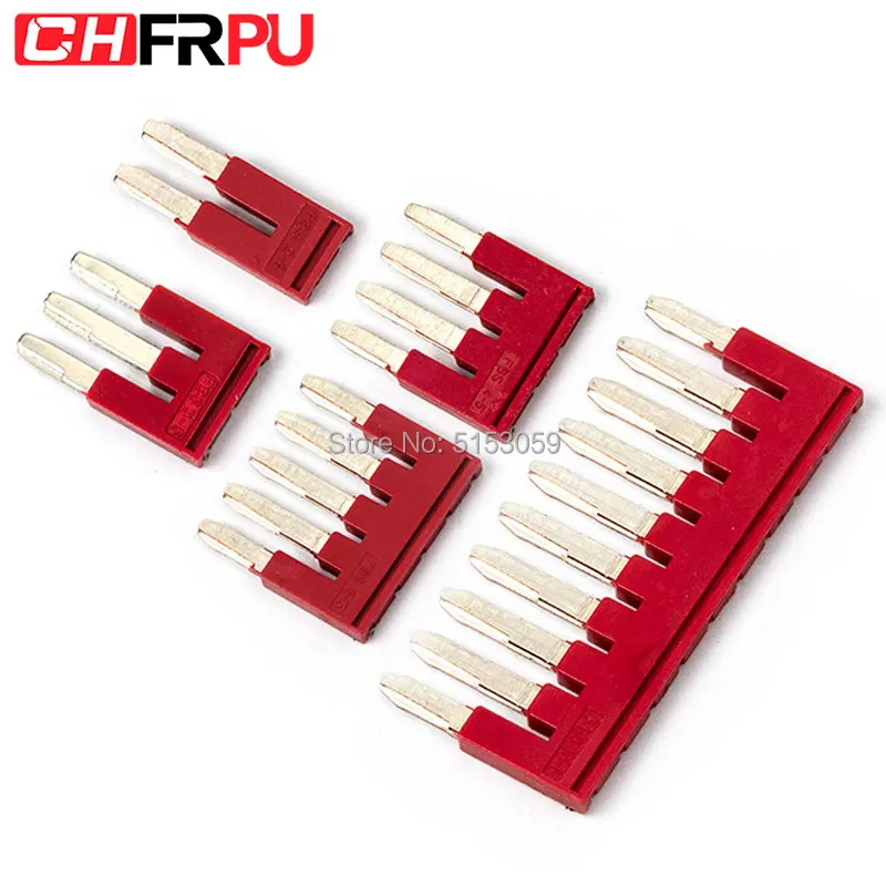 FBS 2-5 3-5 4-5 5-5 10-5Center contact Fixed Bridge Plug-in bridge for ST2.5 DIN Rail Terminal Blocks Accessories