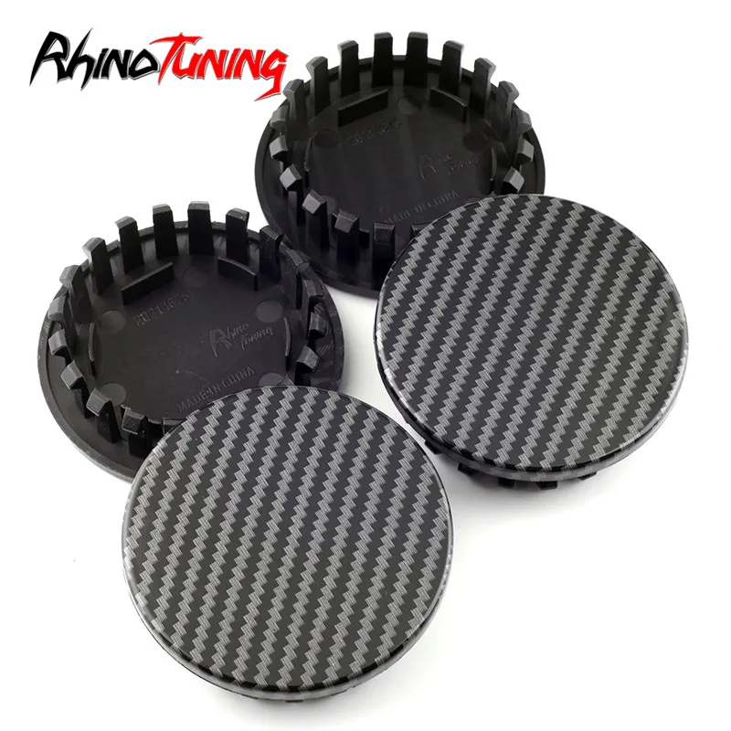 

4pcs 67mm 55mm Car Wheel Cap For Rims Hub Center Cover Refits Styling Dust Carbon Fiber Hubcap Auto Accessroies