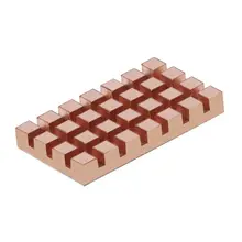 32x18 мм M.2 SSD 2260 NGFF 2242 ноутбук твердый жесткий диск ультра-тонкий медный радиатор охлаждения охладитель тихий радиатор