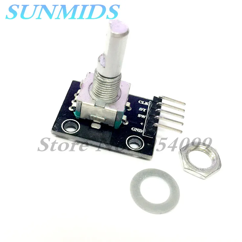 

10pcs 360 Degrees Rotary Encoder Module For Arduino Brick Sensor Switch Development Board KY-040 With Pins