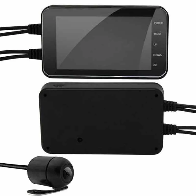 WIFI 4 &quotLCD 003 мотоциклетный двойной видеорегистратор камера HD 1920P 160 градусов IP65