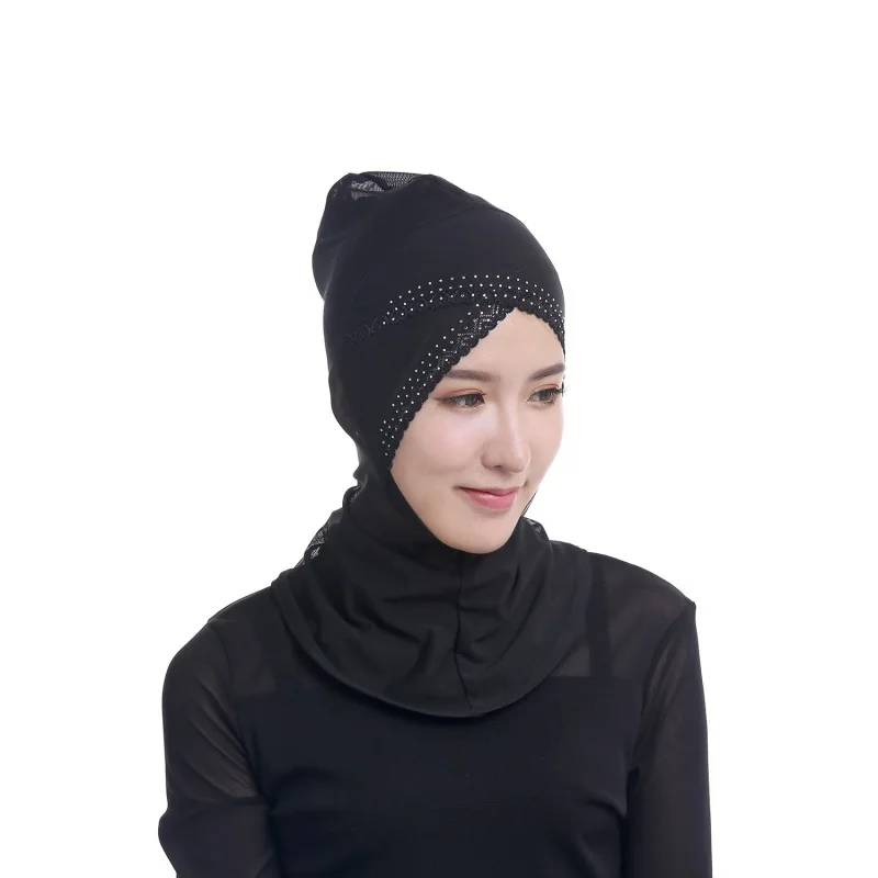 Шикарный мусульманский женский шарф, шляпа, шапка, хиджаб ниндзя, исламский шейный чехол NS