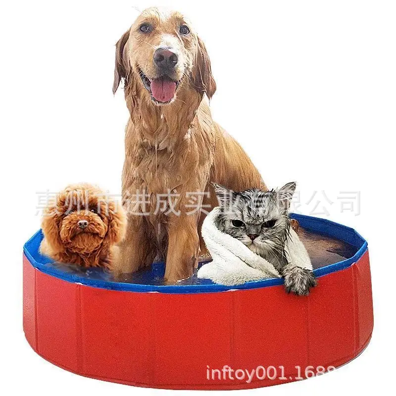 

Manufacturers Profession Production PVC Pet Pool gou shui chi Cat Pool PVC Foldable Pet Pool