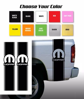 

For Mopar Dodge Pickup Truck Bed Stripes decal stickers / Choose Color