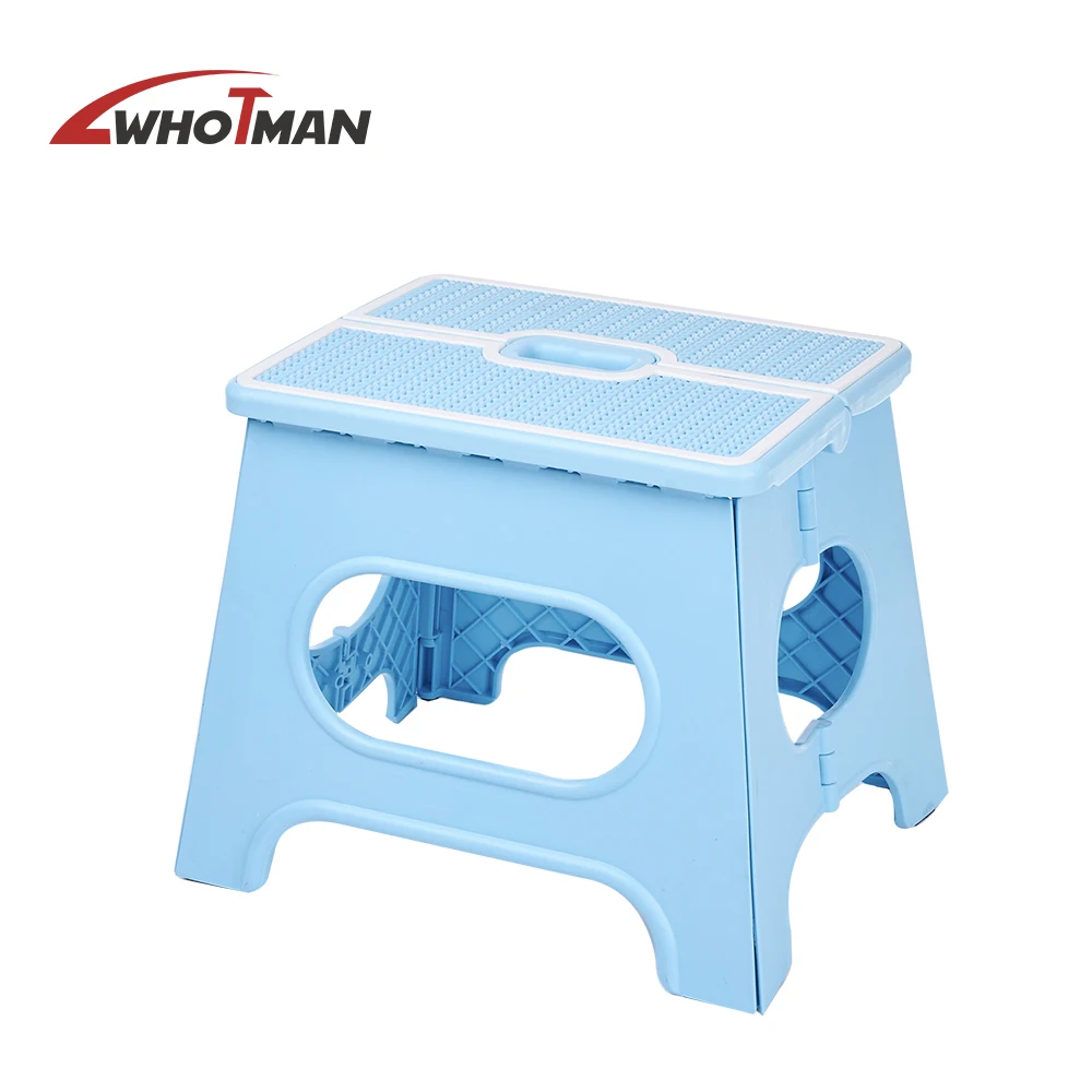 

Portable Plastic Stools kitchen Step Folding Child and adult Stools Plastic Folding Chairs Pink Blue green