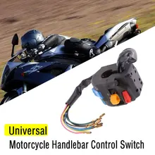 1 шт. универсальный ручной стержень, для мотоциклетного руля, Управление Переключатель 7/8 дюймов звукового сигнала поворотов фар электрический старт переключатель двойной дроссельной заслонки