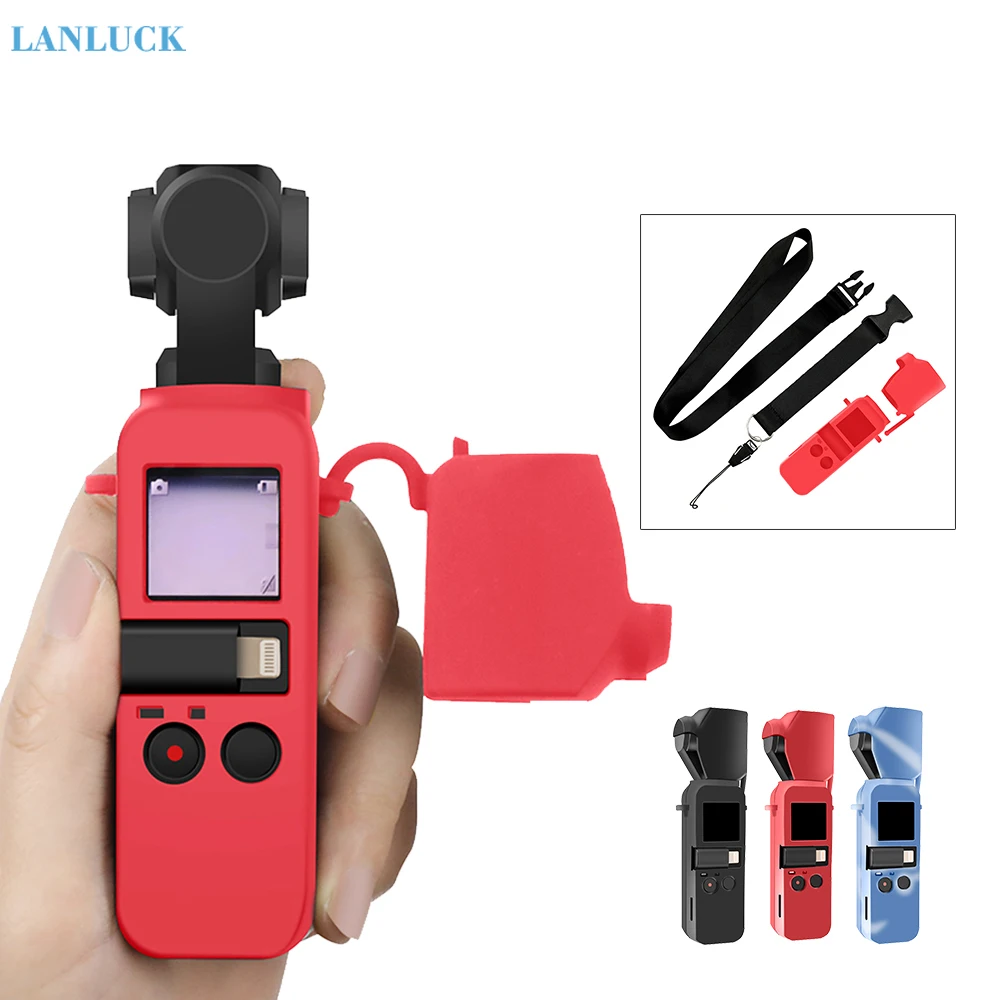 

Full Coverage Silicone Shell Skid-proof Protective Case for DJI OSMO Pocket Soft Silicone Case Handheld Gimbal Camera Accessory