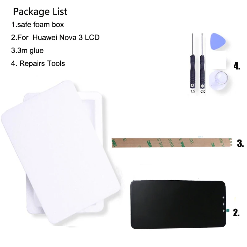Huawei Nova 3 lcd 2fdffds