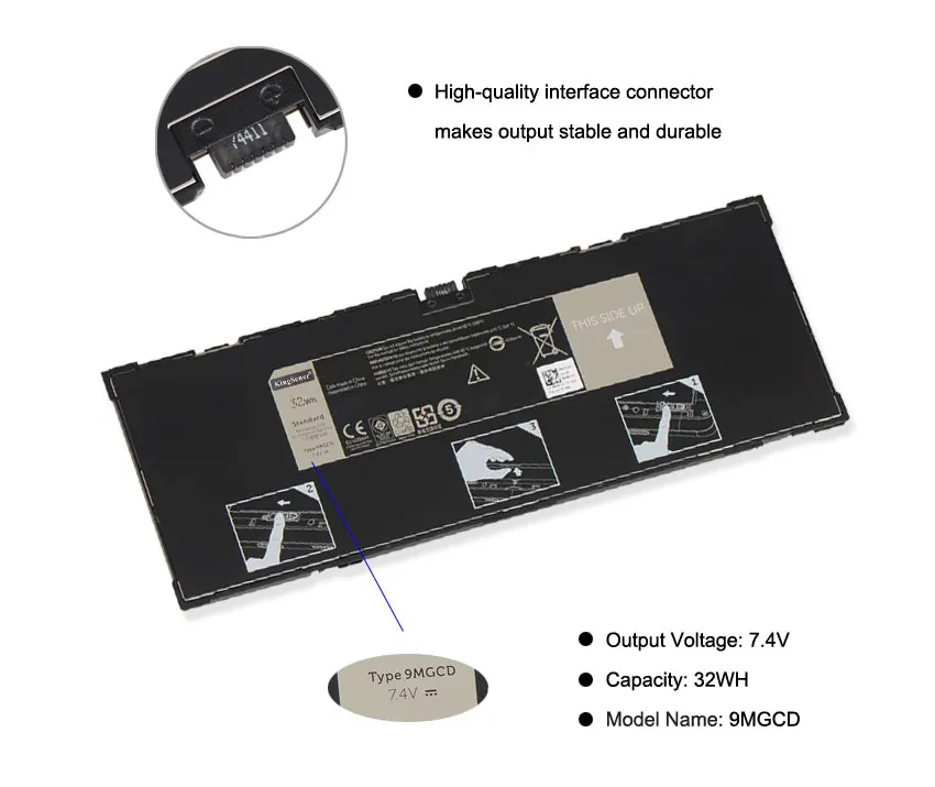 Аккумулятор KingSener 9MGCD 312 1453 451 BBIN VYP88 XMFY3 XRXMG для ноутбука Dell Venue Pro 11 5130 T06G планшетный