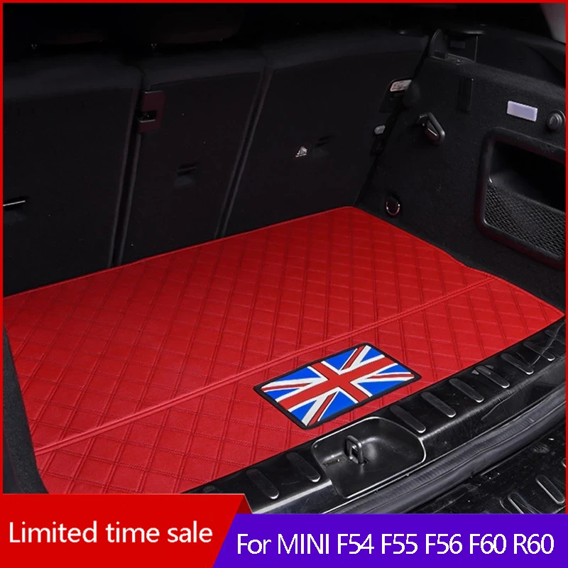 Car Trunk Mat Leather Protection Pad Decoration For MINI COOPER Clubman