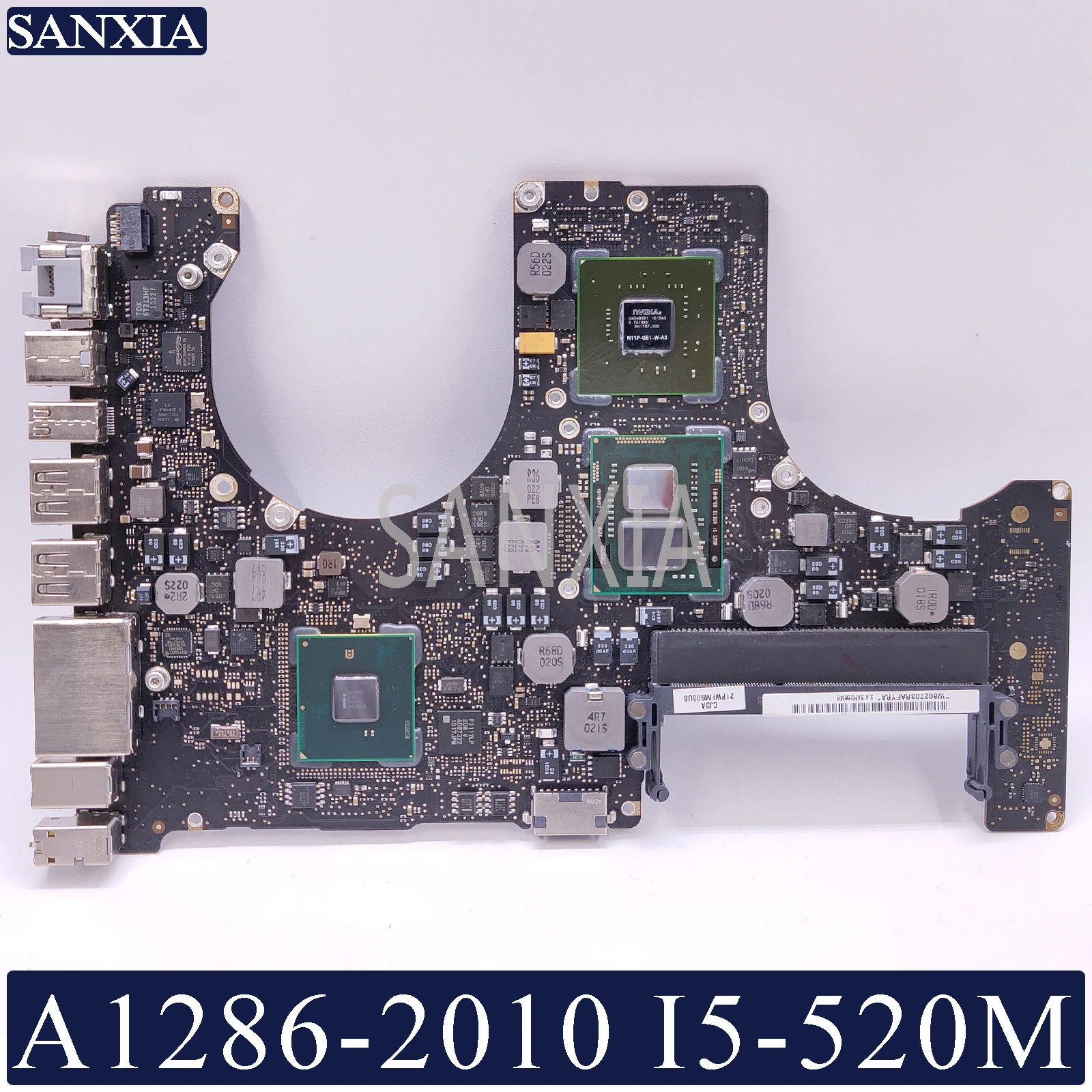 KEFU 820-2850-A материнская плата для ноутбука Apple Macbook A1286 2010 оригинальная I5-520M |