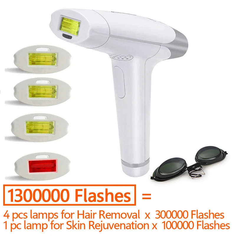 Extra Lamp x3 Lescolton 2in1 IPL лазерная эпиляция машина лазерная эпиляция Эпилятор постоянный бикини триммер электрический depilador лазерный - Цвет: Extra Lamp x3