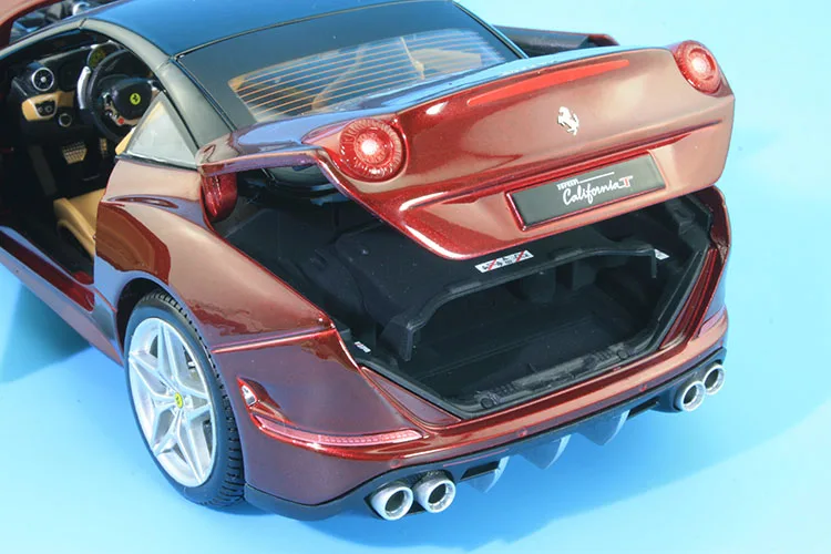 (JZ) Bburago 1/18 1:18 Ferrari California T Sport гоночный автомобиль Транспортное средство модель с