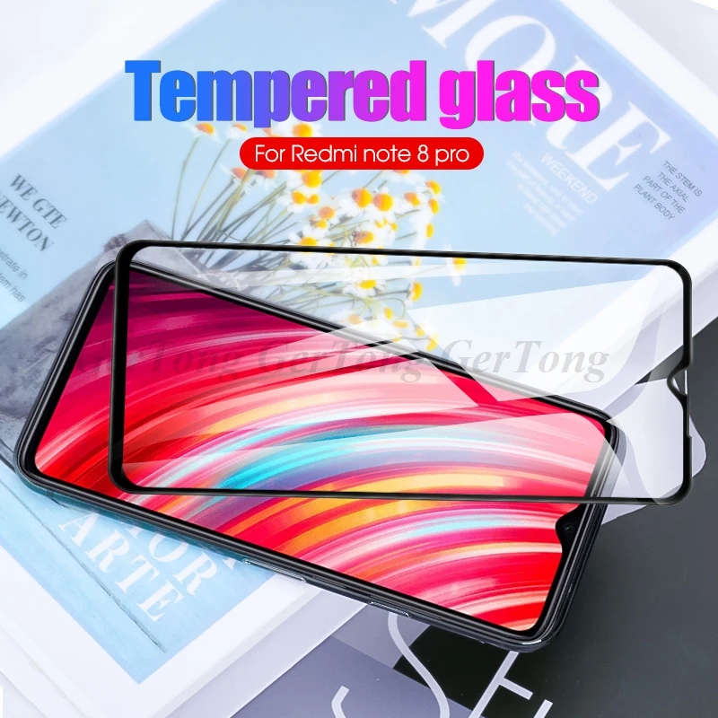 HD ударопрочный полное покрытие из закаленного стекла для Xiaomi Redmi Note 8 Pro Защита экрана для Xiaomi Redmi 8 Note 8 закаленное стекло