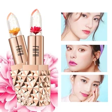 

Fresh Flowers Essence Transparent Jelly Temperature Change Lipstick Moisturizing Moisturize Lip Balm Lasting Waterproof Cosmetic