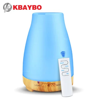 

KBAYBO Humidifier 200ml Aroma Essential Oil Diffuser Aromatherapy Air Humidfier with Remote Control LED Night Light for Home
