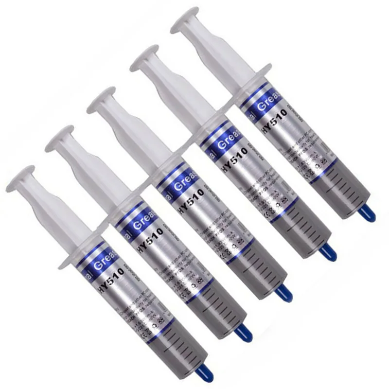 1 шт. серая Теплопроводящая паста Hy510 30 г для процессора GPU шприц чипсет