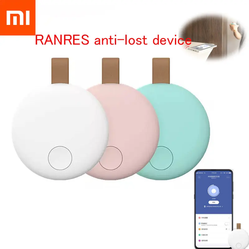 Xiaomi Ranres Смарт Анти-потерянное устройство 15 м большое расстояние двусторонний взаимный поиск брелок-кошелек мобильный телефон анти-потеря позиционирования