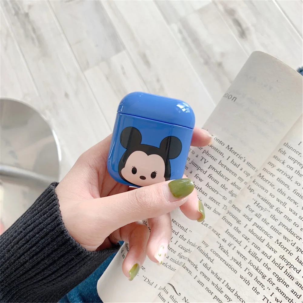 Q UNCLE Мультфильм Роскошные Чехлы для Apple Airpods мини портативные наушники чехол для Apple Airpod2 силиконовые Любовь Сердце сумка для наушников - Цвет: 904013