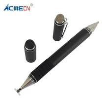 ACMECN новейшие 4 в 1 Универсальный Стилус ручка с сенсорным экраном мягкая резиновая ручка для телефонов планшеты ноутбуки шариковая ручка