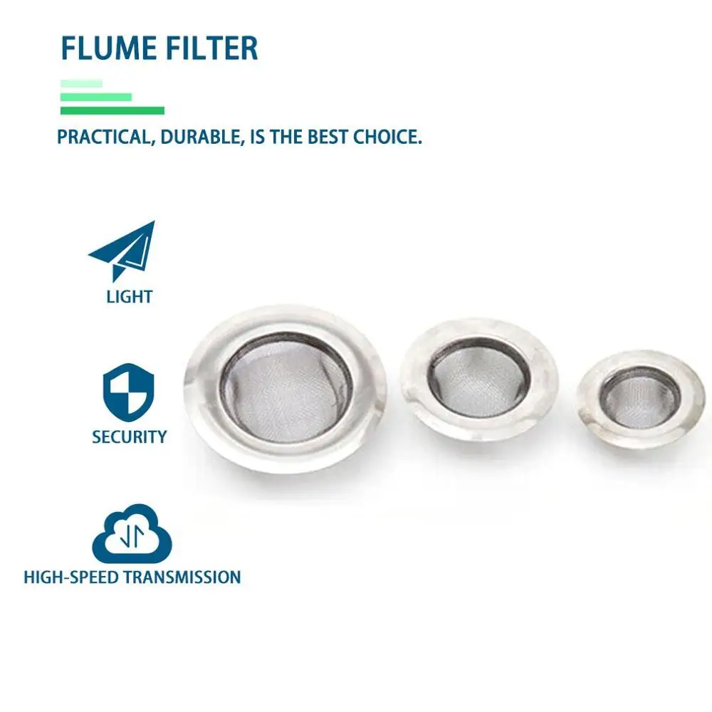 Kitchen Fine Stainless Steel Sink Filter Preventing Pool Bath Sewer Drain Intervals Plug Garbage Network Slag Strainer