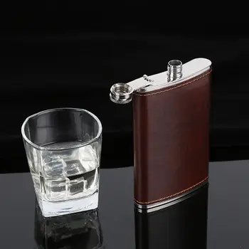 

Hip Flask 5 6 7 8 9 10oz Stainless Pocket Drink Holder Whisky Liquor Vodka