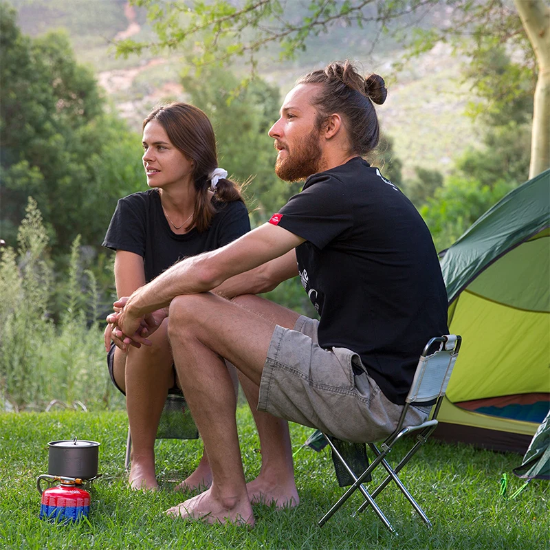  Naturehike Portable Ultralight Campstool Outdoor Camping Chair Folding Stool Fishing Beach Alluminu
