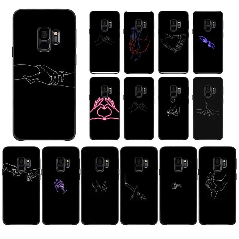 

Minimalist style series lines hand Phone Case For Samsung Galaxy J200 J2 Prime J2 Pro J6 2018 J250 J4 Plus J415 J5 Prime J7 J737