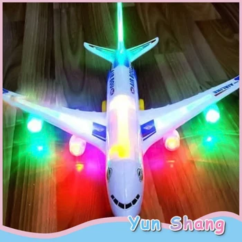 

Kids Toys Airplane Flashing Led Light&Music Airbus Flying Glider Planes Aeroplane Model Fillers Flying Glider Plane Toys A380