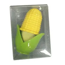 Креативная мини форма кукурузы сверхтонкая волоконная Очищающая щетка для лица портативная для отшелушивания на лице косметический инструмент для мытья макияжа с крышкой